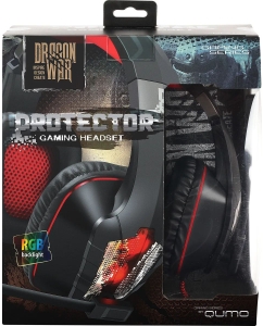 Купить Гарнитуа QUMO Protector GHS 0015 Red/Black  в E-mobi