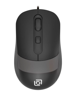 Купить Проводная мышь OKLICK 310M серый, черный (1869096) в E-mobi