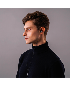 Купить Проводные наушники HAVIT E303P с микрофоном, для телефона, jack 3.5, черные  в E-mobi