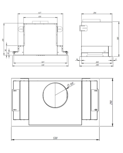 Купить Вытяжка встраиваемая AKPO WK-10 Neva Glass 60 см белая  в E-mobi