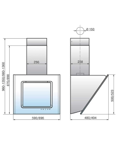 Купить Вытяжка настенная ELIKOR Оникс 90П-1000-Е4Д бежевый  в E-mobi
