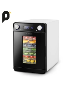 Купить Сушилка для овощей и фруктов Kitfort КТ-1981 черный, белый в E-mobi