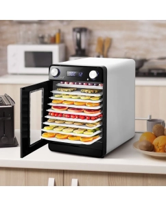 Купить Сушилка для овощей и фруктов Kitfort КТ-1981 черный, белый  в E-mobi