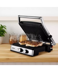 Купить Гриль Kitfort КТ-3601 черный, серебристый  в E-mobi
