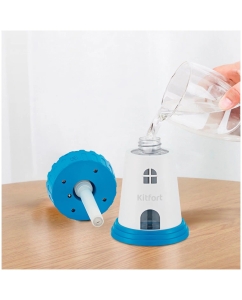 Купить Воздухоувлажнитель KITFORT КТ-2864 белый, голубой  в E-mobi