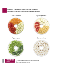 Купить Сушилка для овощей и фруктов Мастерица СШ-0305  в E-mobi