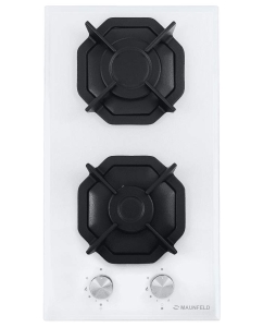 Купить Встраиваемая варочная панель газовая MAUNFELD EGHG.32.2CW/G белый в E-mobi