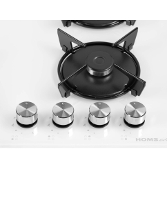 Купить Встраиваемая варочная панель газовая HOMSair HGG641EWH белый  в E-mobi