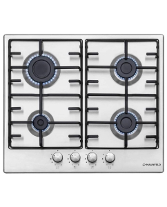 Купить Встраиваемая варочная панель газовая MAUNFELD EGHS.64.3ES/G серебристый  в E-mobi