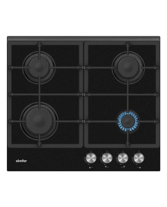 Купить Встраиваемая варочная панель газовая Simfer H60H40S416 черный в E-mobi