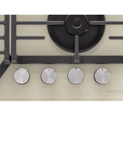 Купить Встраиваемая варочная панель газовая Krona ARDENTE 60 IV бежевый  в E-mobi