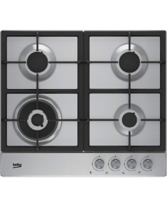 Купить Встраиваемая варочная панель газовая Beko HIDW 64225 SX серебристый в E-mobi