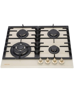 Купить Встраиваемая варочная панель газовая Hiberg VM 60440 Y бежевый  в E-mobi