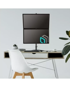 Купить Кронштейн для двух мониторов 13"-34" ONKRON  D208FS настольный чёрный  в E-mobi