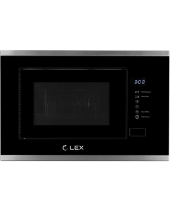 Купить Встраиваемая микроволновая печь LEX BIMO 20.01 IX черный в E-mobi
