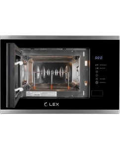 Купить Встраиваемая микроволновая печь LEX BIMO 20.01 IX черный  в E-mobi