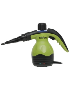 Купить Пароочиститель Kitfort КТ-950 черный, зеленый  в E-mobi