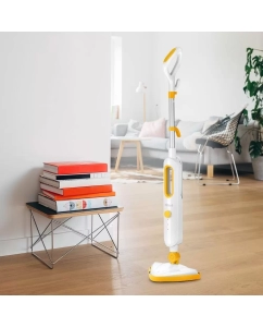 Купить Паровая швабра Kitfort КТ-1048-1 белый, желтый  в E-mobi