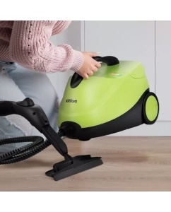 Купить Пароочиститель Kitfort КТ-9186 зеленый, зеленый  в E-mobi