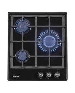 Купить Встраиваемая варочная панель газовая Simfer H45V31B516 черный в E-mobi