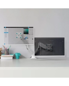 Купить Кронштейн для монитора 13"-32" ONKRON G200 настольный, белый  в E-mobi