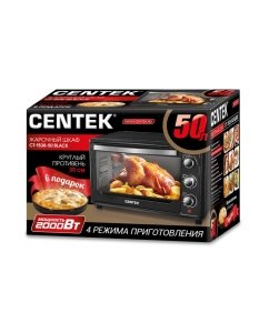 Купить Мини-печь Centek CT-1538-50 Black  в E-mobi
