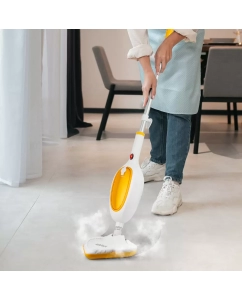 Купить Паровая швабра Kitfort КТ-1054-1 белый, желтый  в E-mobi