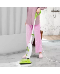 Купить Паровая швабра Kitfort КТ-1060 белый, зеленый  в E-mobi