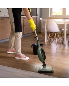 Купить Паровая швабра Kitfort КТ-3930 зеленый  в E-mobi