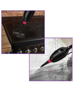 Купить Паровая швабра Kitfort КТ-3919 черный  в E-mobi