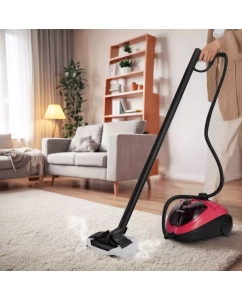 Купить Пароочиститель Kitfort КТ-9218 черный, розовый  в E-mobi