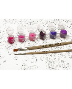 Купить Картина по номерам Живопись по номерам Три кота на холсте 40х50 AAAA-KT2 40х50  в E-mobi