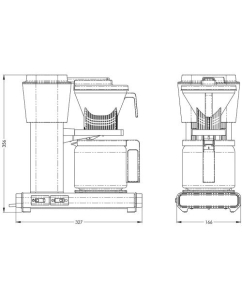 Купить Кофеварка капельного типа Moccamaster KBG741 Select White  в E-mobi