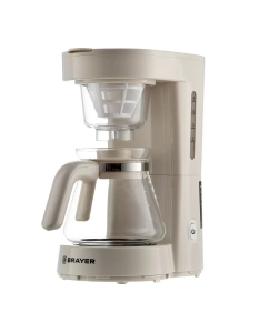 Купить Кофеварка капельного типа Brayer 1123BR-YE бежевый в E-mobi