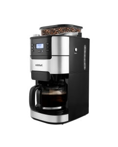 Купить Кофеварка капельного типа Kitfort KT-720 Black/Silver в E-mobi