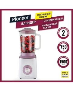 Купить Блендер Pioneer SB43 белый, розовый  в E-mobi