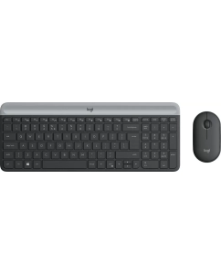 Купить Комплект клавиатура и мышь Logitech Slim Wireless Desktop MK470 (920-009204) в E-mobi