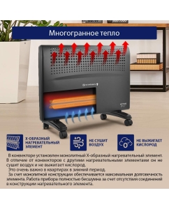 Купить Конвектор StingRay ST-CH1020B Black  в E-mobi