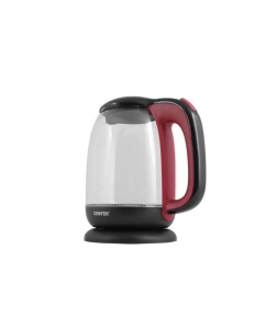 Купить Чайник электрический Centek CT-0034 1.8 л черный, красный, прозрачный в E-mobi