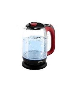 Купить Чайник электрический Centek CT-0034 1.8 л черный, красный, прозрачный  в E-mobi