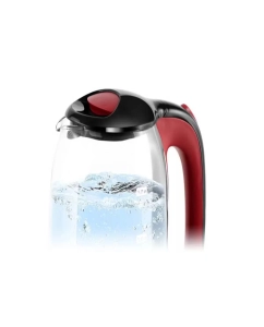 Купить Чайник электрический Centek CT-0034 1.8 л черный, красный, прозрачный  в E-mobi
