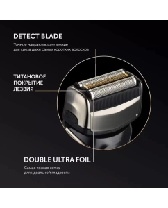 Купить Электробритва Polaris PMF 1013RC wet&dry 5D PROF 3+, серебристая/черная  в E-mobi