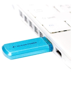 Купить Флешка Silicon Power Helios 101 32ГБ Blue (SP032GBUF2101V1B)  в E-mobi
