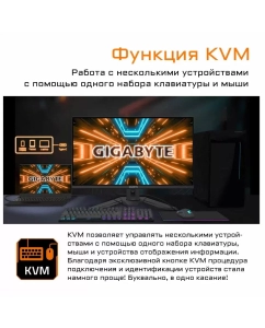 Купить 31,5" Монитор GIGABYTE M32U черный 144Hz 3840x2160 IPS  в E-mobi