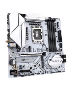 Купить Материнская плата Colorful B760M-WHITE WIFI V20 (BATTLE-AX B760M-WHITE WIFI V20)  в E-mobi