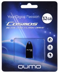 Купить Флешка QUMO Cosmos 32ГБ Silver (QM32GUD-Cos-d)  в E-mobi
