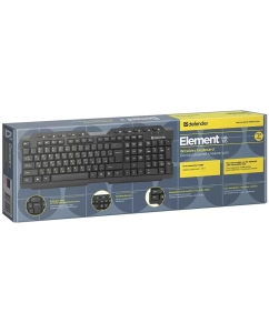 Купить Беспроводная игровая клавиатура Defender Element HB-195 Black (45195)  в E-mobi