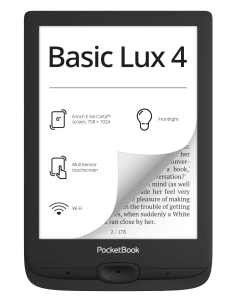 Купить Электронная книга PocketBook Black (PB618-P-WW) в E-mobi