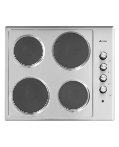 Купить Встраиваемая варочная панель электрическая Simfer H60E04M011 серебристый в E-mobi