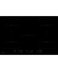 Купить Встраиваемая варочная панель индукционная ZUGEL ZIH617B черный в E-mobi